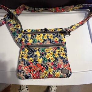 Lug Women's Colorful Floral Crossbody Bag